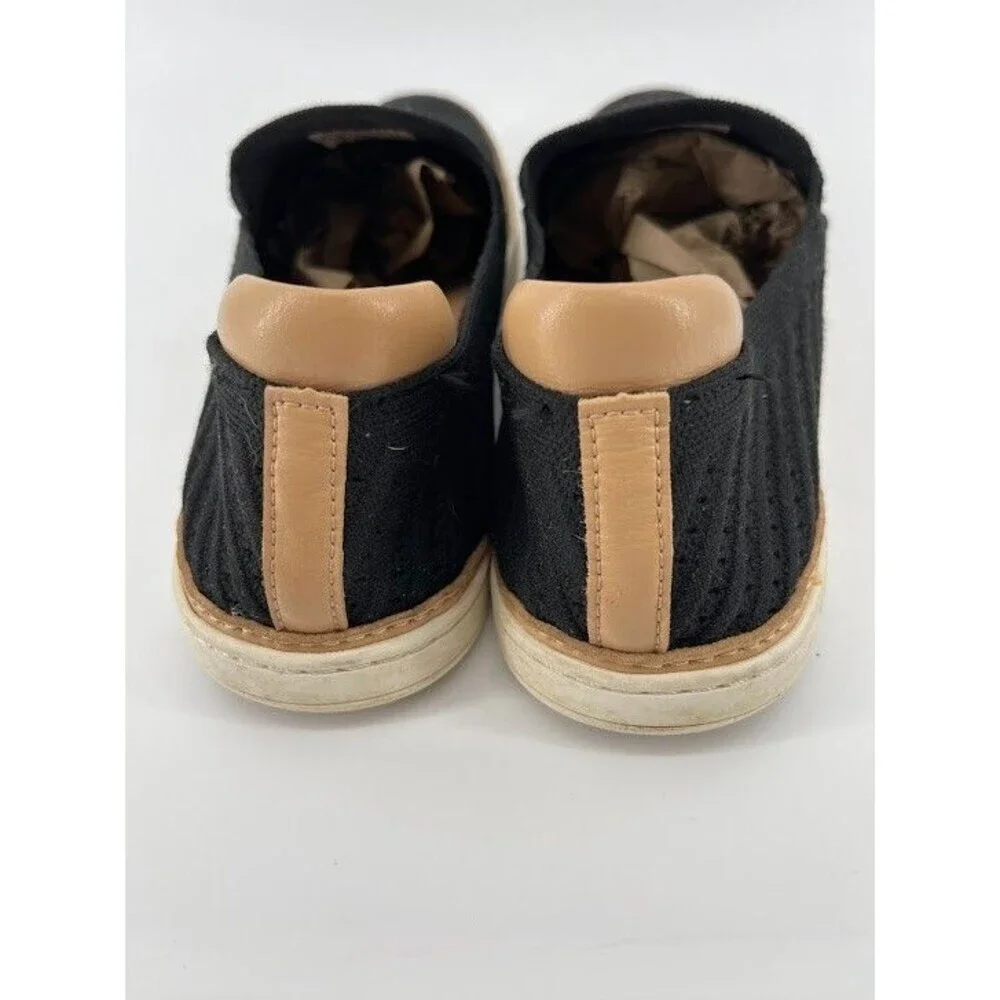 UGG Sammy Chevron Slip On Shoes 1102560 Black‎ Knit Weave Womens Size 11